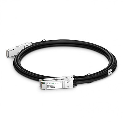 200g QSFP56 til 2 × 100g QSFP56 Passiv direkte fest kobberkabel (DAC), 1. 5-3 m